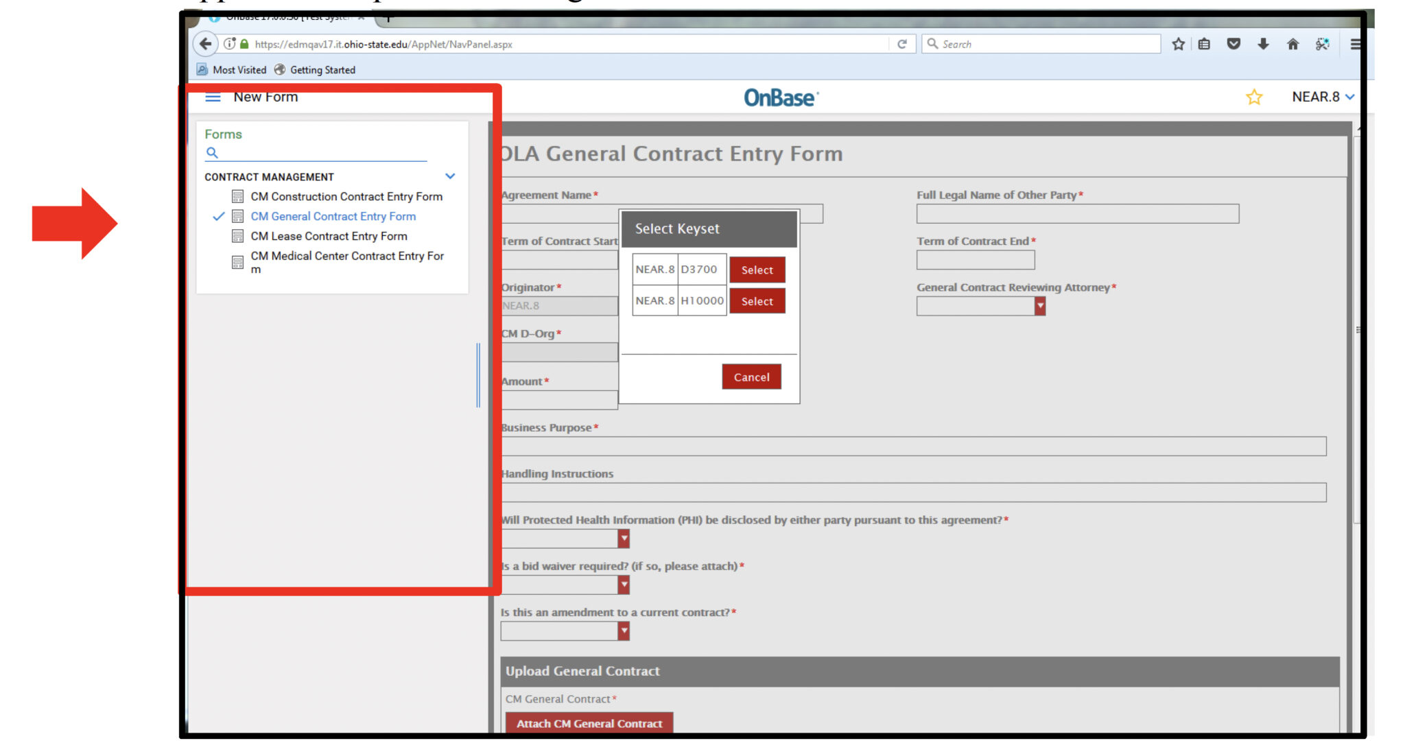 Onbase user guide office of finance and business services